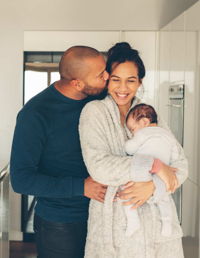 Parents with baby